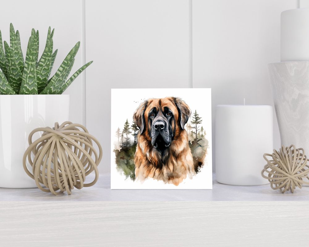 Tegel 15x15 cm Leonberger