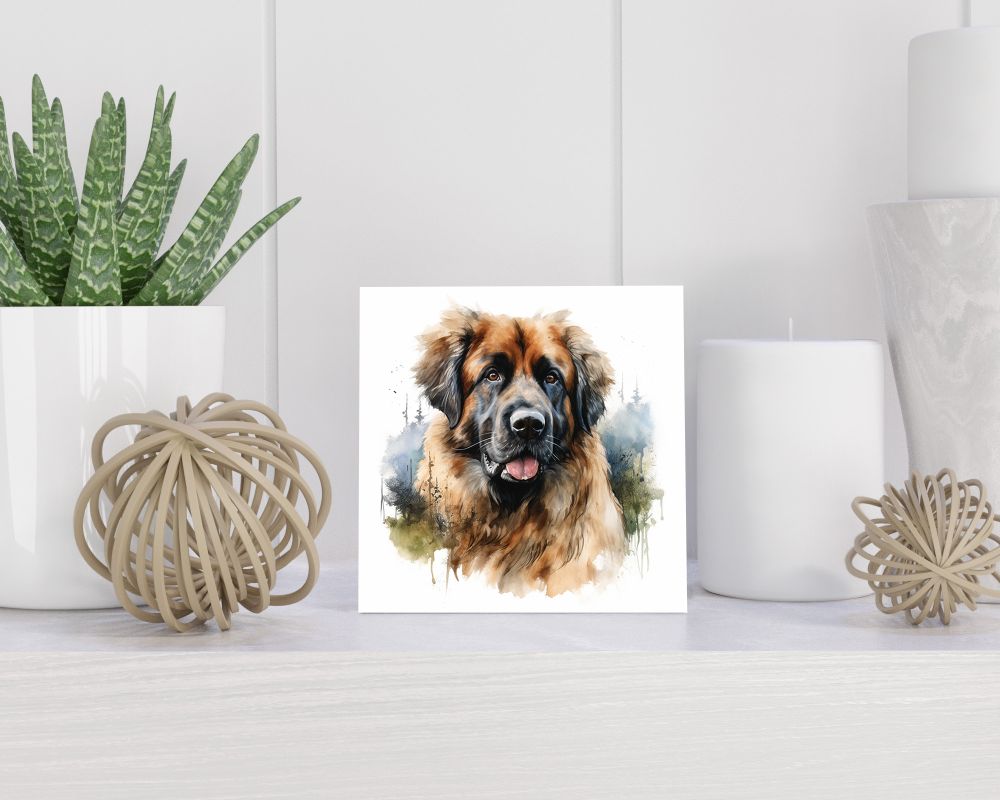 Tegel 15x15 cm Leonberger