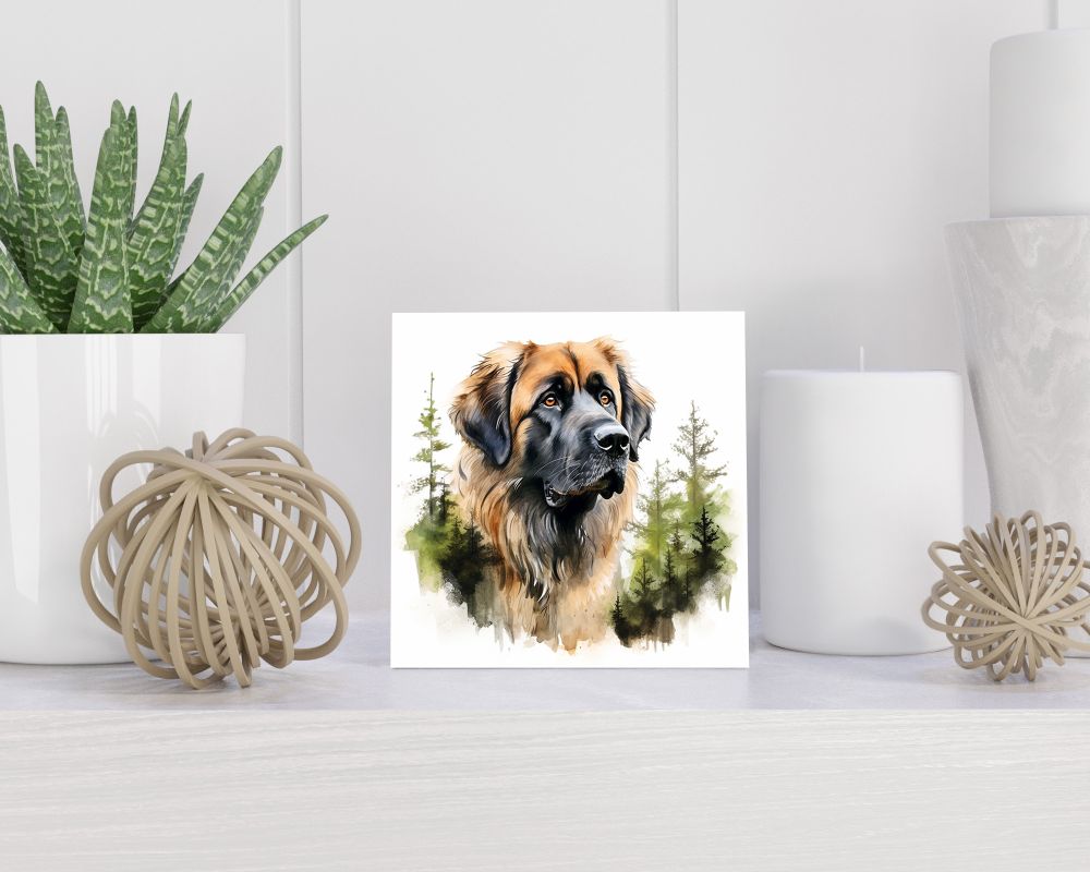 Tegel 15x15 cm Leonberger