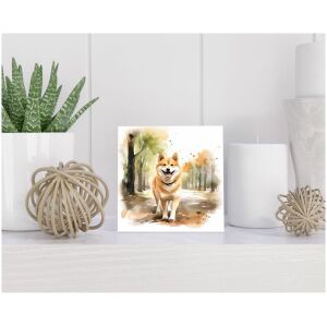 Tegel 15x15 cm Shiba Inu