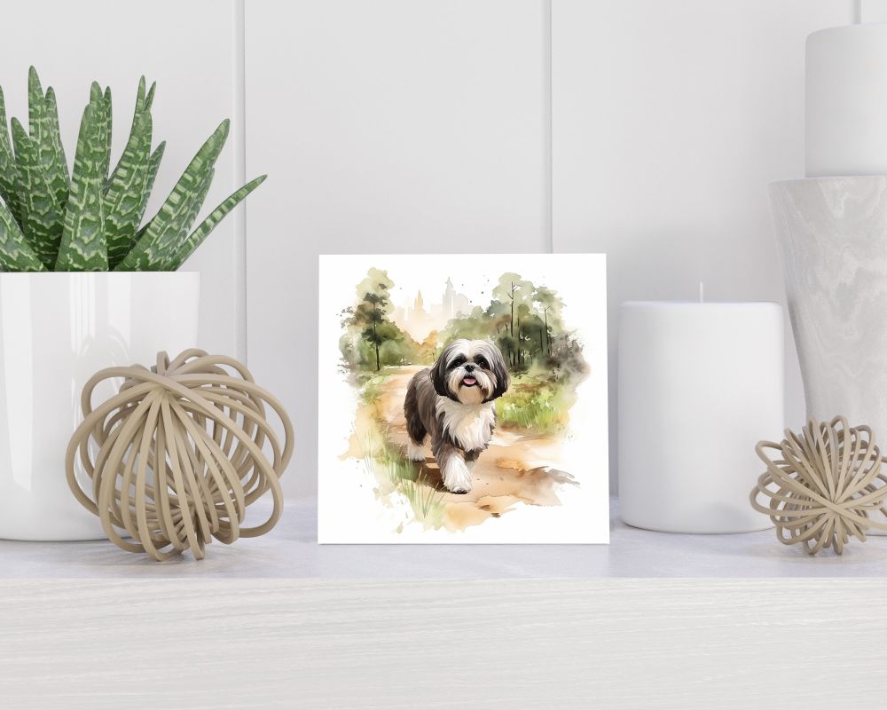 Tegel 15X15 Cm Met Siberian Husky Cadeau Decoratie | Tegeltjes Met Tekst | Tegeltjes Met Spreuken | Collega | Oma | Opa | Pensioen | Mama | Papa | Vriend Tegel 15x15 cm Siberian Husky