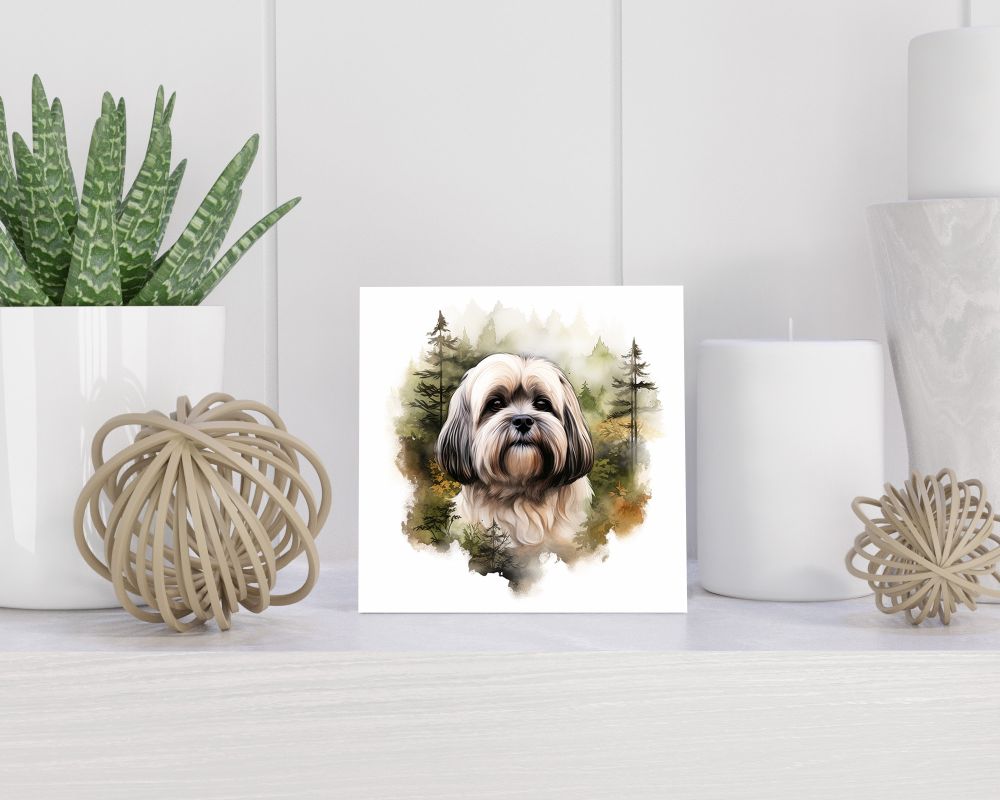 Tegel 15x15 cm Lhasa Apso