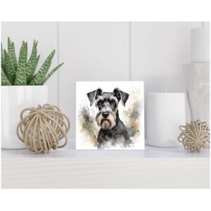 Tegel 15x15 cm Dwergschnauzer