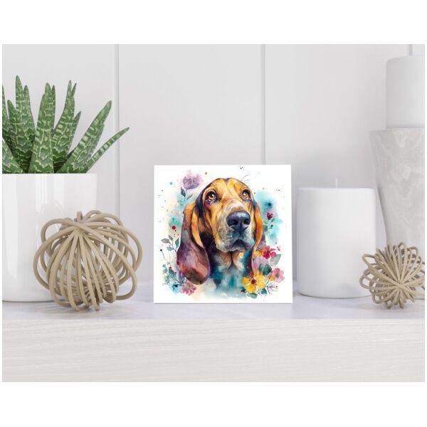 Tegel 15x15 cm Bloedhond