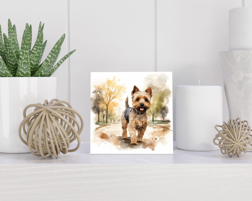 Tegel 15x15 cm Airedale Terrier