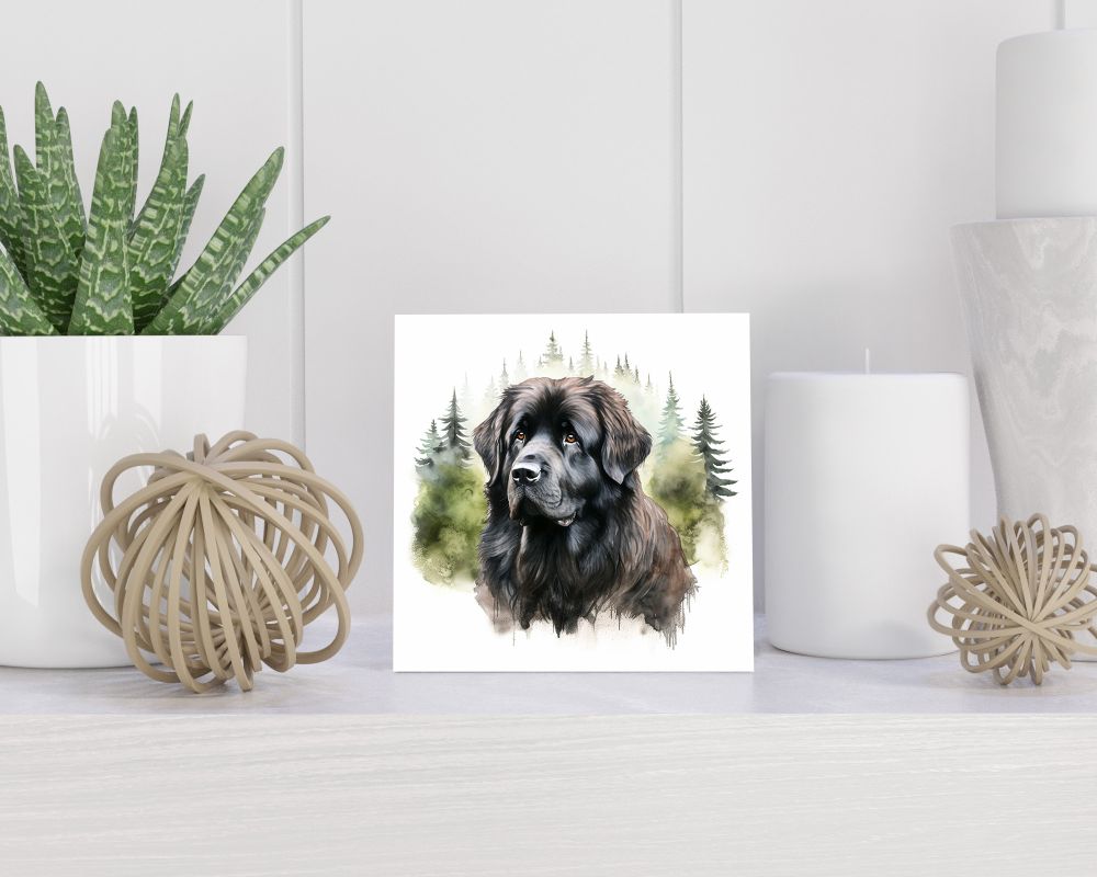 Tegel 15X15 Cm Met Newfoundland Cadeau Decoratie | Tegeltjes Met Tekst | Tegeltjes Met Spreuken | Collega | Oma | Opa | Pensioen | Mama | Papa | Vriend Tegel 15x15 cm Newfoundland