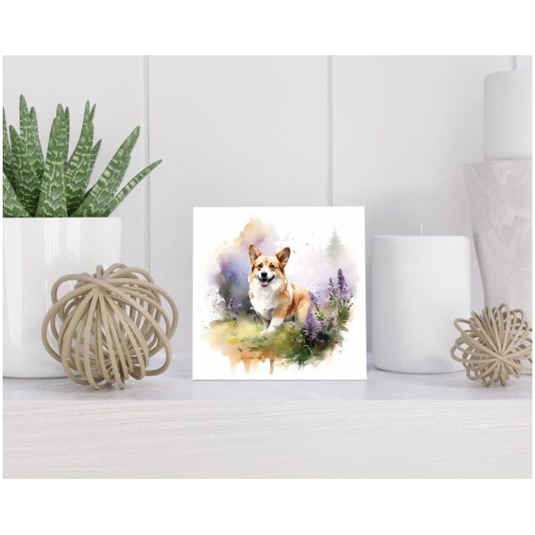 Tegel 15x15 cm Welsh Corgi Pembroke