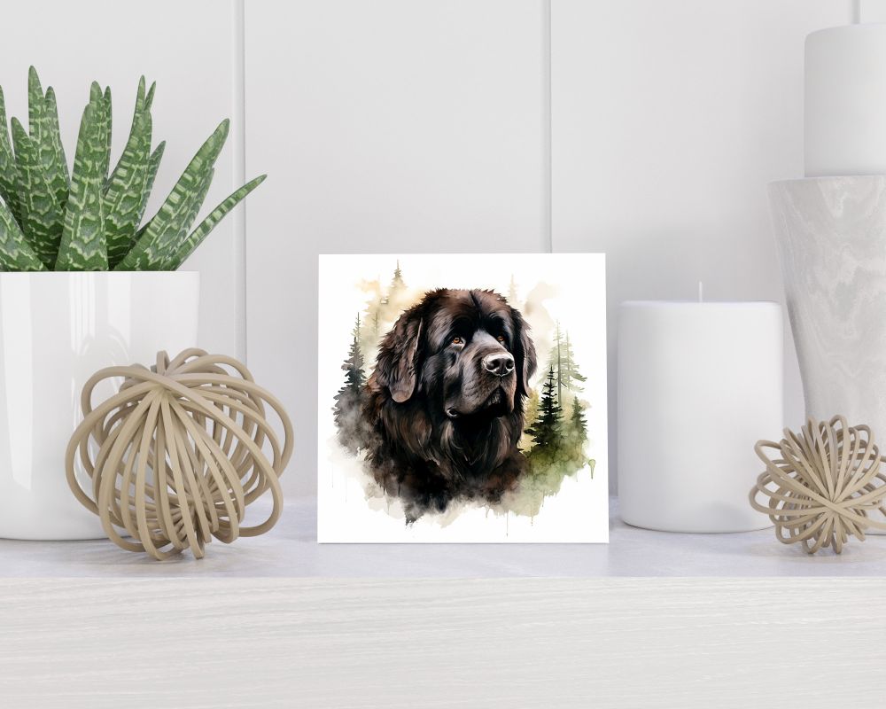 Tegel 15X15 Cm Met Newfoundland Cadeau Decoratie | Tegeltjes Met Tekst | Tegeltjes Met Spreuken | Collega | Oma | Opa | Pensioen | Mama | Papa | Vriend Tegel 15x15 cm Newfoundland