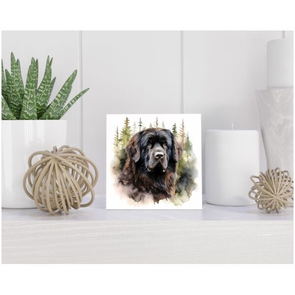 Tegel 15X15 Cm Met Newfoundland Cadeau Decoratie | Tegeltjes Met Tekst | Tegeltjes Met Spreuken | Collega | Oma | Opa | Pensioen | Mama | Papa | Vriend Tegel 15x15 cm Newfoundland