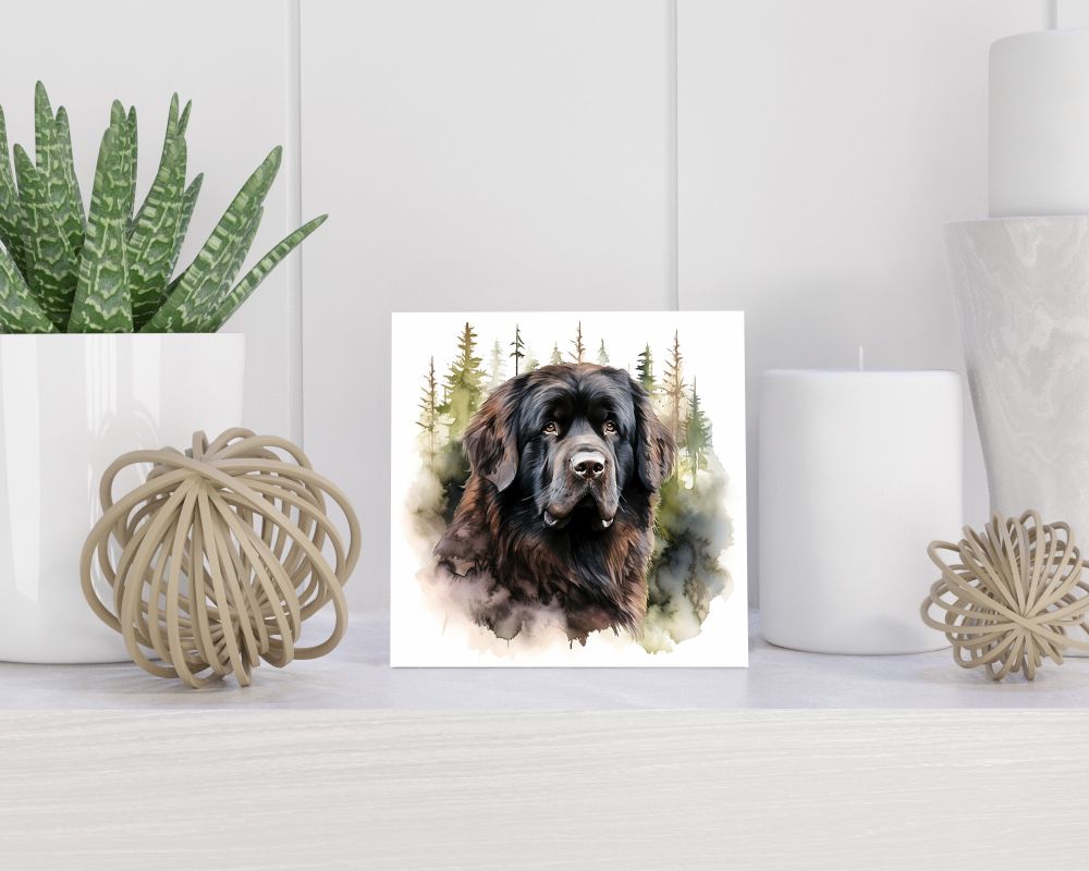 Tegel 15X15 Cm Met Newfoundland Cadeau Decoratie | Tegeltjes Met Tekst | Tegeltjes Met Spreuken | Collega | Oma | Opa | Pensioen | Mama | Papa | Vriend Tegel 15x15 cm Newfoundland