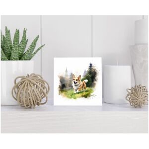 Tegel 15x15 cm Welsh Corgi Pembroke