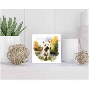 Tegel 15x15 cm West Highland White Terrier