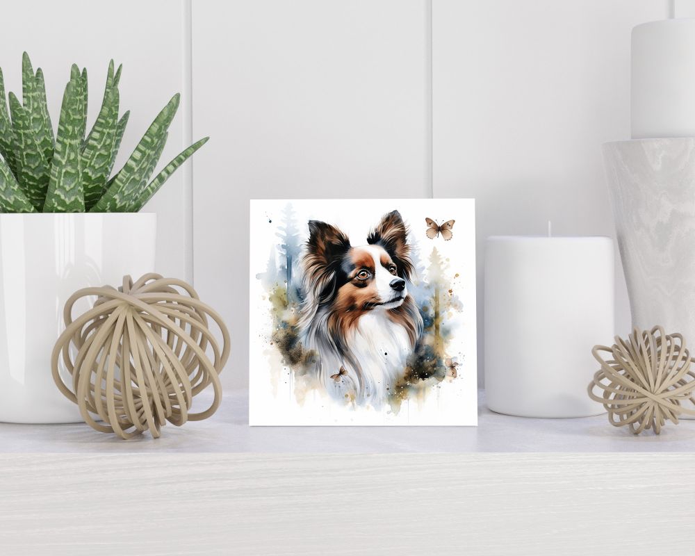 Tegel 15X15 Cm Met Papillon Cadeau Decoratie | Tegeltjes Met Tekst | Tegeltjes Met Spreuken | Collega | Oma | Opa | Pensioen | Mama | Papa | Vriend Tegel 15x15 cm Papillon