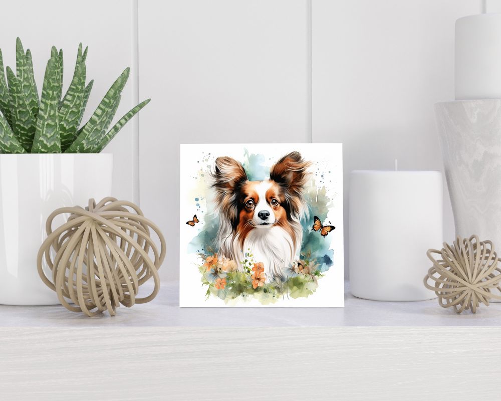 Tegel 15X15 Cm Met Papillon Cadeau Decoratie | Tegeltjes Met Tekst | Tegeltjes Met Spreuken | Collega | Oma | Opa | Pensioen | Mama | Papa | Vriend Tegel 15x15 cm Papillon