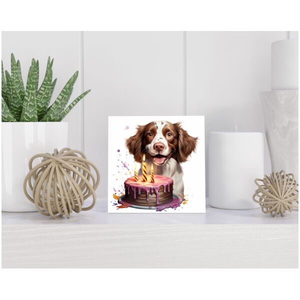 Tegel 15x15 cm Bretonse Spaniël