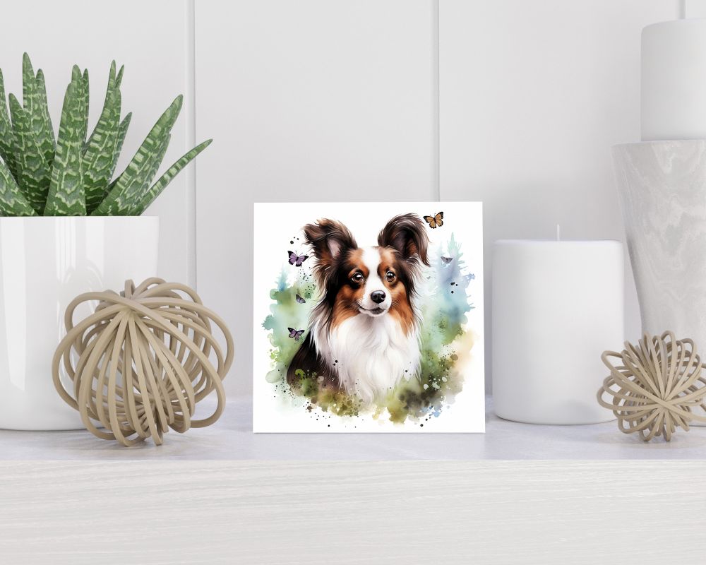 Tegel 15X15 Cm Met Papillon Cadeau Decoratie | Tegeltjes Met Tekst | Tegeltjes Met Spreuken | Collega | Oma | Opa | Pensioen | Mama | Papa | Vriend Tegel 15x15 cm Papillon