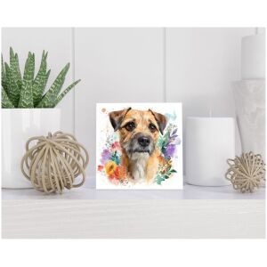 Tegel 15x15 cm Border Terriër