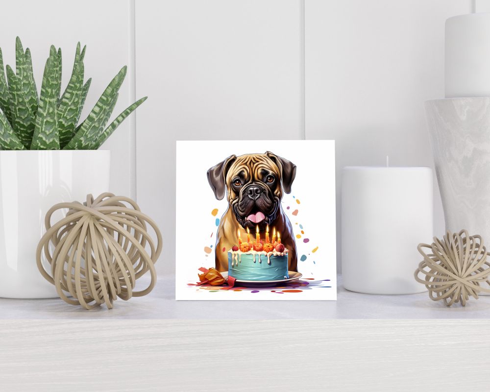 Tegel 15x15 cm Bullmastiff