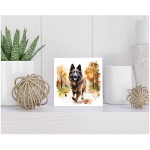 Tegel 15x15 cm Belgische Herder (Tervuerense)