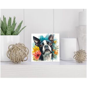 Tegel 15x15 cm Boston Terrier