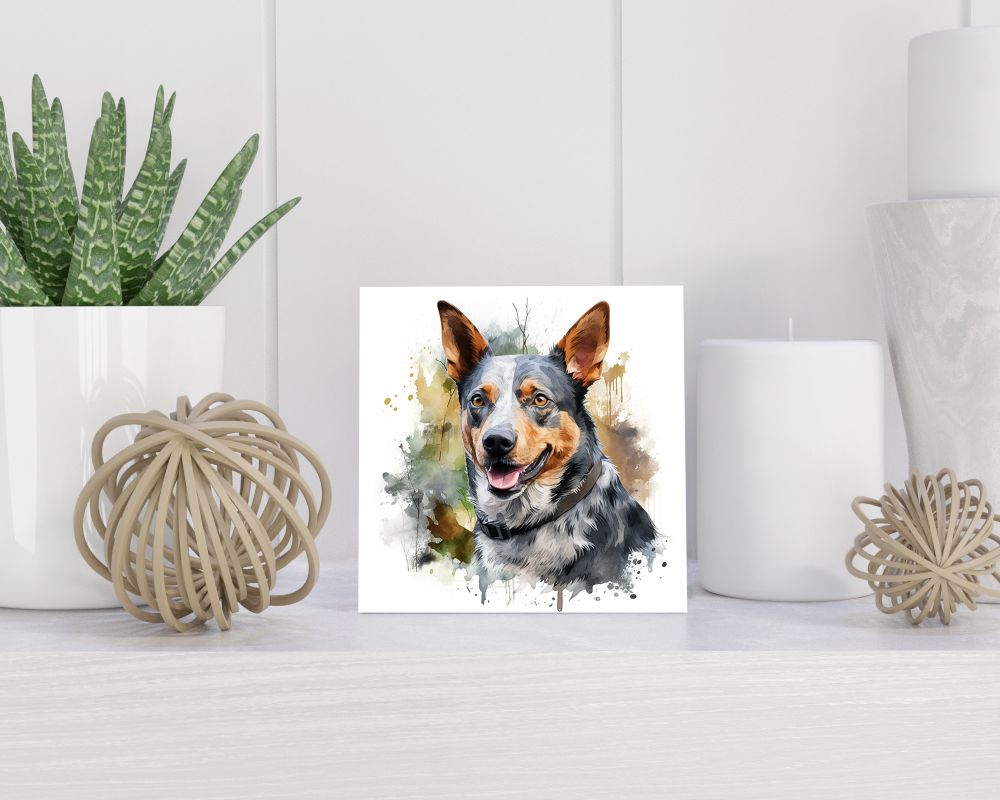 Tegel 15x15 cm Australische Kelpie