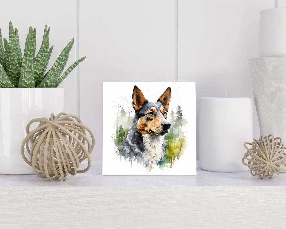 Tegel 15x15 cm Australische Kelpie