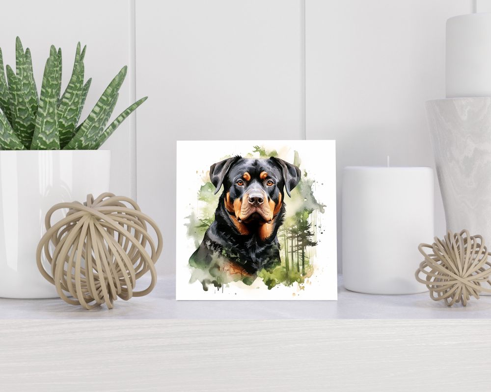 Tegel 15x15 cm Rottweiler