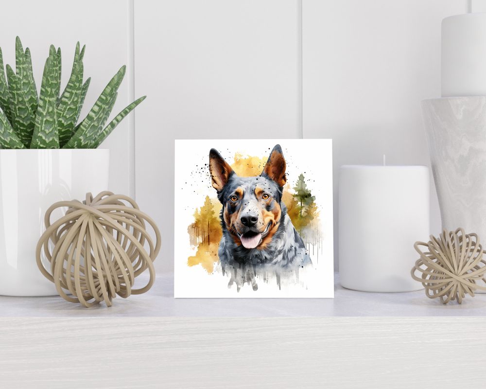 Tegel 15x15 cm Australische Kelpie