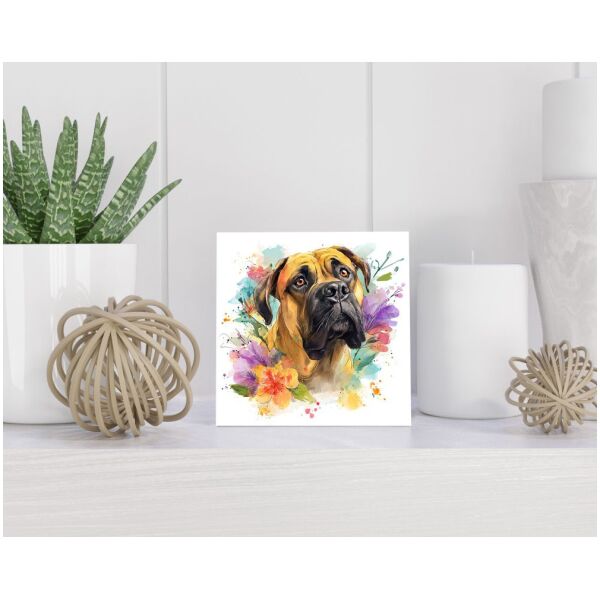Tegel 15x15 cm Bullmastiff
