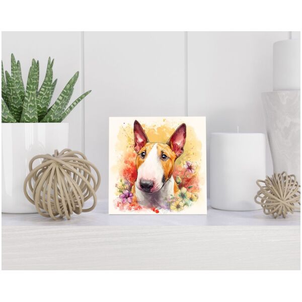 Tegel 15x15 cm Bullterriër