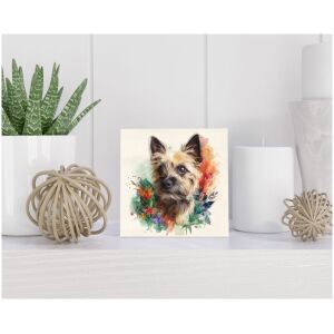 Tegel 15x15 cm Cairn Terriër