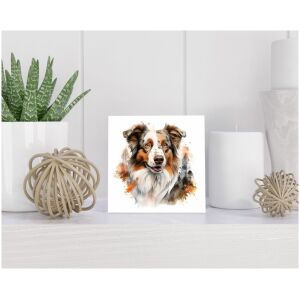 Tegel 15x15 cm Australische Stumpy Tail Cattle Dog
