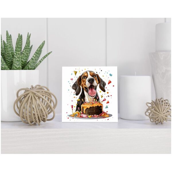Tegel 15x15 cm Coonhound