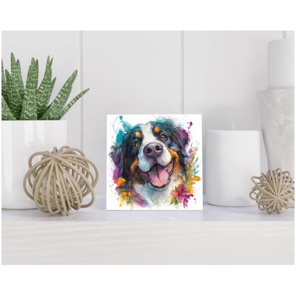 Tegel 15x15 cm Berner Sennenhond