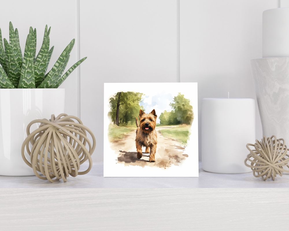 Tegel 15x15 cm Airedale Terrier