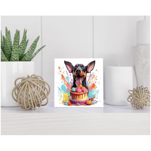 Tegel 15X15 Cm Met Districtschef Cadeau Decoratie | Tegeltjes Met Tekst | Tegeltjes Met Spreuken | Collega | Oma | Opa | Pensioen | Mama | Papa | Vriend Tegel 15x15 cm Districtschef