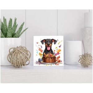 Tegel 15x15 cm Dobermann