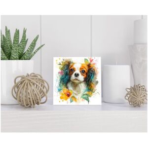 Tegel 15x15 cm Continentale Dwergspaniël