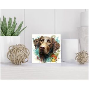 Tegel 15x15 cm Curly-Coated Retriever