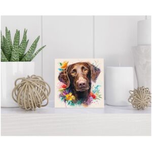 Tegel 15x15 cm Curly-Coated Retriever