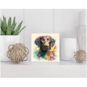 Tegel 15x15 cm Curly-Coated Retriever