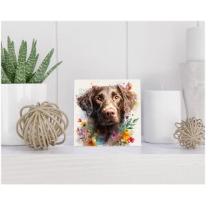 Tegel 15x15 cm Curly-Coated Retriever