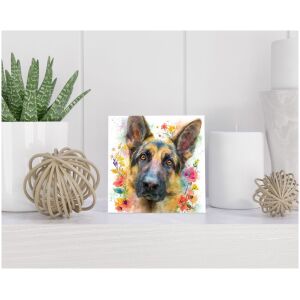 Tegel 15x15 cm Duitse Herder