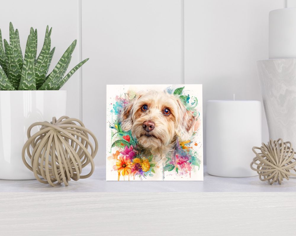 Tegel 15X15 Cm Met Dalmatiër Cadeau Decoratie | Tegeltjes Met Tekst | Tegeltjes Met Spreuken | Collega | Oma | Opa | Pensioen | Mama | Papa | Vriend Tegel 15x15 cm Dalmatiër