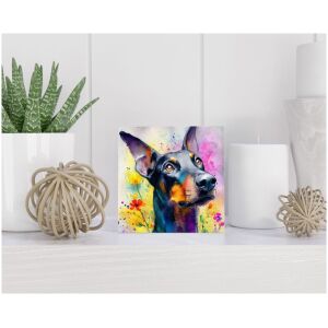 Tegel 15x15 cm Dobermann