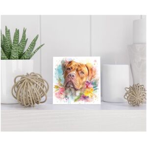 Tegel 15x15 cm Bordeauxdog