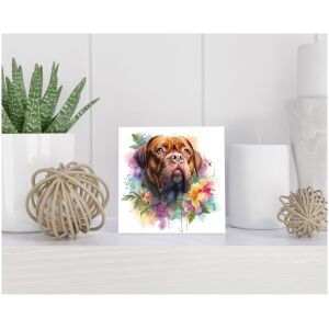 Tegel 15x15 cm Bordeauxdog