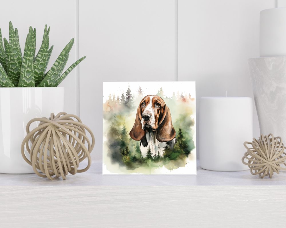 Tegel 15X15 Cm Met Beagle Cadeau Decoratie | Tegeltjes Met Tekst | Tegeltjes Met Spreuken | Collega | Oma | Opa | Pensioen | Mama | Papa | Vriend Tegel 15x15 cm Beagle