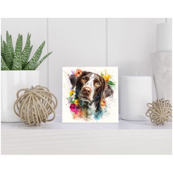 Tegel 15x15 cm Drentsche Patrijshond