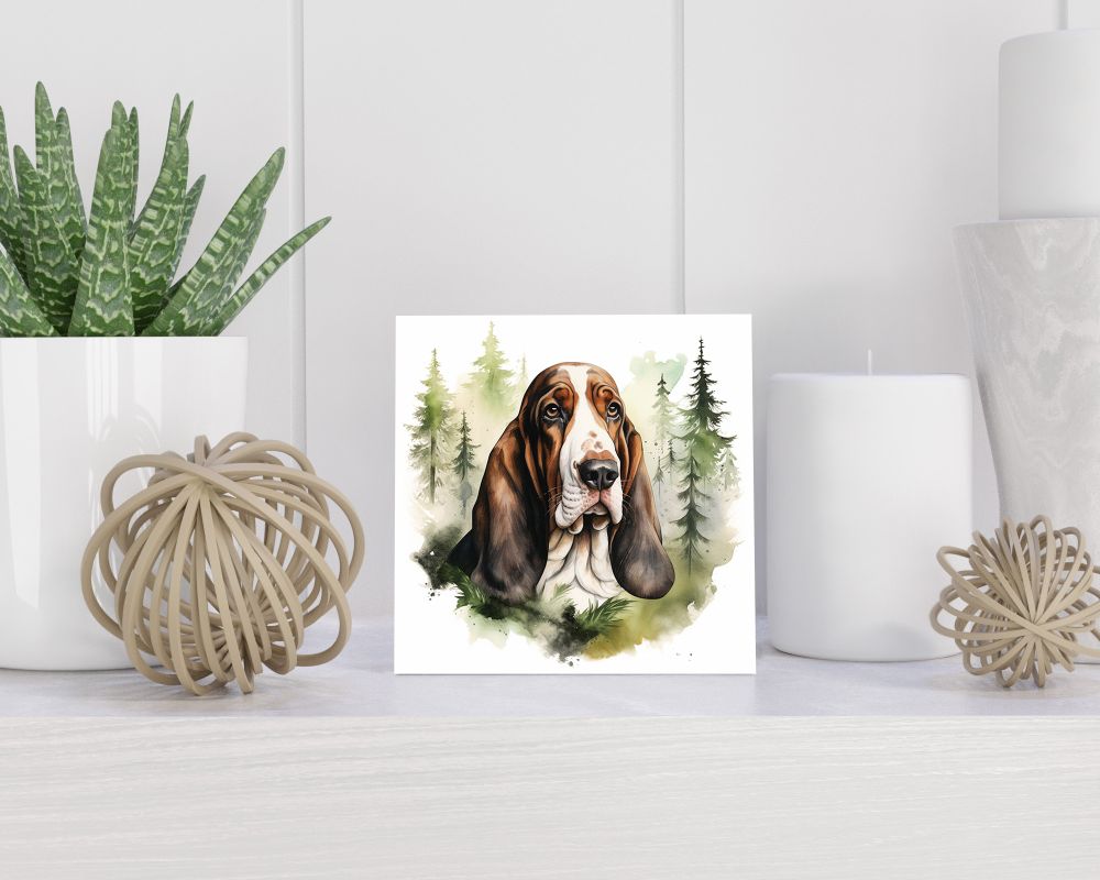 Tegel 15X15 Cm Met Beagle Cadeau Decoratie | Tegeltjes Met Tekst | Tegeltjes Met Spreuken | Collega | Oma | Opa | Pensioen | Mama | Papa | Vriend Tegel 15x15 cm Beagle